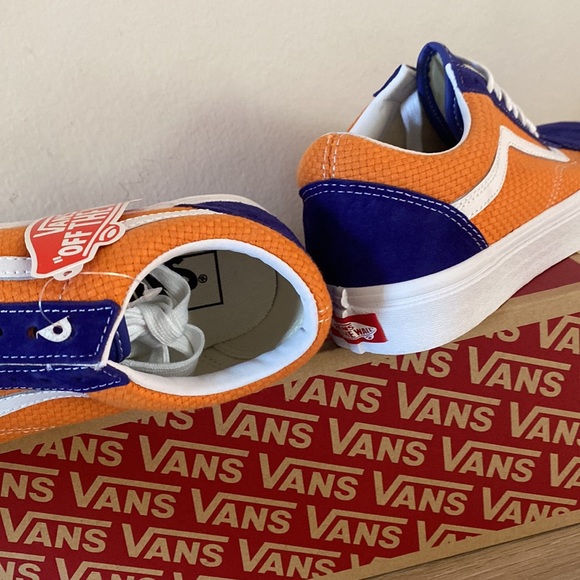 New Vans shoes Women’s 8 retro Orange purple NewwBox - Picture 3 of 4
